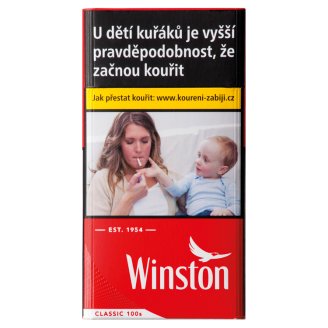 Winston Classic Red 100 cigarety s filtrem 20 ks