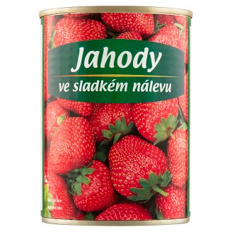 Jahody v mírně sladkém nálevu 425ml