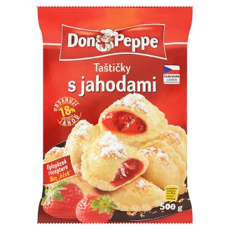 Don Peppe Taštičky s jahodami 500g