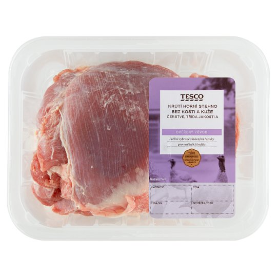 Tesco Čerstvé Krůtí Maso Krůtí stehno horní bez kosti a kůže