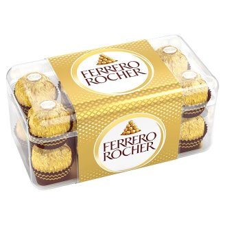 Ferrero Rocher Oplatky s polevou z mléčné čokolády a drcenými lískovými oříšky 200g