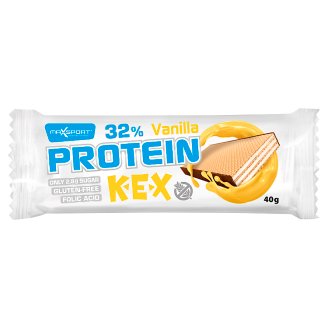 MaxSport Proteinová oplatka s krémovou náplní s vanilkovou příchutí 40g