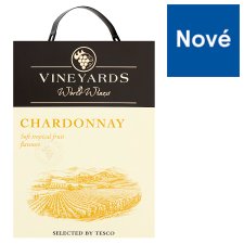 Vineyards World Wines Chardonnay White Dry Wine 3L