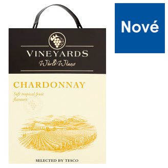 Vineyards World Wines Chardonnay víno bílé suché 3l