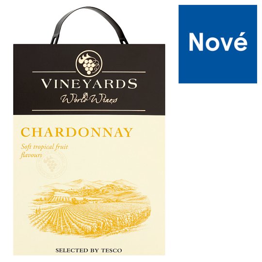 Vineyards World Wines Chardonnay bílé suché víno 3l