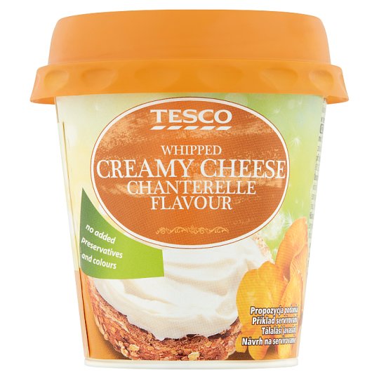 Tesco Whipped Creamy Cheese Chanterelle Flavour 150g Tesco Groceries