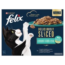 FELIX Deliciously Sliced Delicious Fish Selection in Jelly 12 x 80g