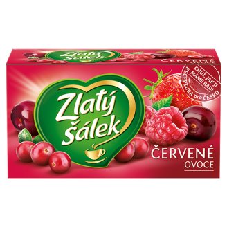 Zlatý Šálek Ovocný čaj červené ovoce 20 x 1,75g