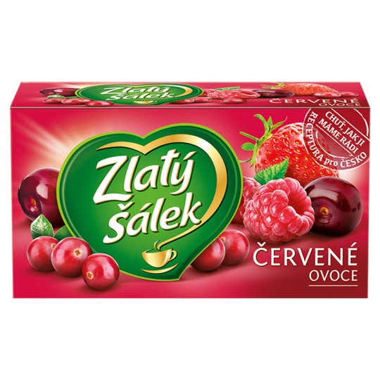 Zlatý Šálek Ovocný čaj červené ovoce 20 x 1,75g