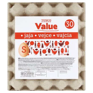 Tesco Value Čerstvá vejce S 30 ks