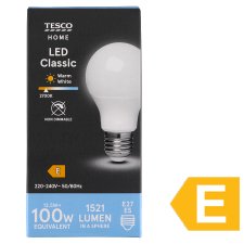 Tesco Home LED Classic 13.5W E27 Warm White 1 pc