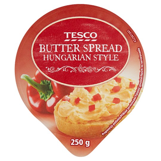Tesco Roztíratelný tuk mléčný, ochucený paprikou 250g