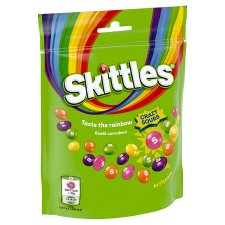 Skittles Sours Chewy Candy in Crunchy Crust with Sour Fruit Flavours 152g