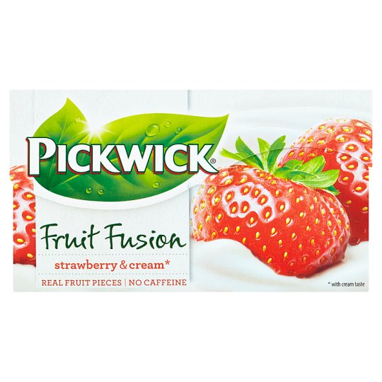 Pickwick Fruit Fusion Strawberry & Cream 20 x 2g