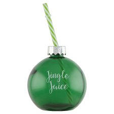 Tesco Drinking Bauble Green