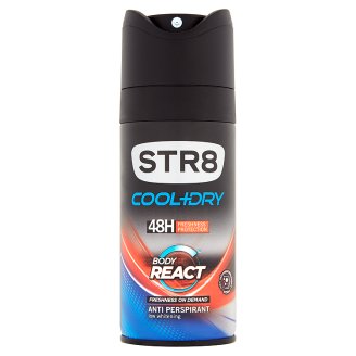 STR8 Cool+Dry Body React anti perspirant 150ml