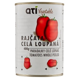 Ati Vegetable Rajčata celá loupaná 400g