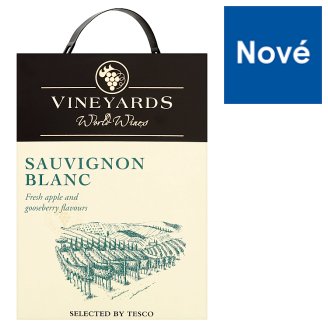 Vineyards World Wines Sauvignon Blanc víno bílé suché 3l
