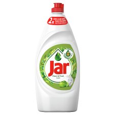 Jar Clean & Fresh Washing Up Liquid Apple With Rich Formula For Sparkling Clean Dishes 900ML 