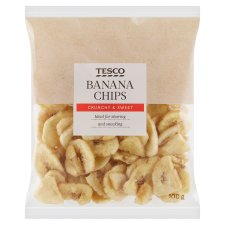 Tesco Banana Chips 100g