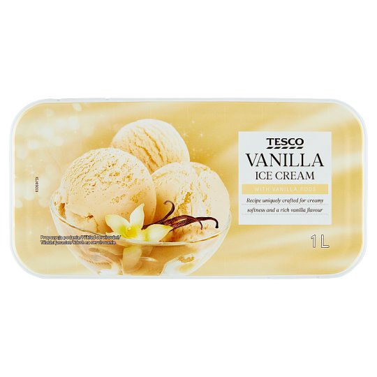 Tesco Vanilla Ice Cream 1l Tesco Groceries