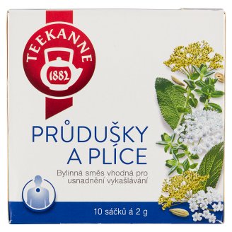 TEEKANNE Průdušky a plíce, bylinná směs, 10 sáčků, 20g