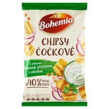 Bohemia Lentil Chips with Sour Cream and Onion Flavor 65g