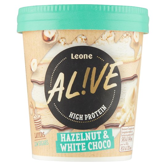 Al!ve Ice Cream High Protein Hazelnut & White Choco 480ml