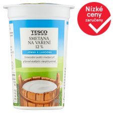 Tesco Cooking Cream 12 % 200g