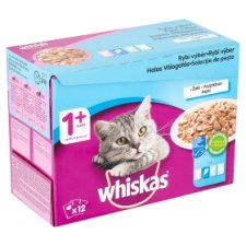 Whiskas Fish in Jelly 12 x 100g