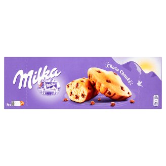 Milka Choco Twist jemné pečivo s kousky mléčné čokolády z alpského mléka 140g