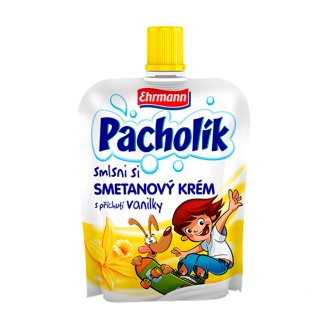 Ehrmann Pacholík Smetanový krém s příchutí vanilky 80g