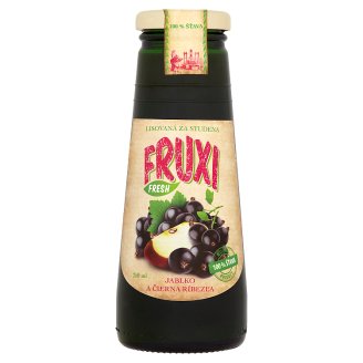 Fruxi Fresh Šťáva z čerstvě lisovaných jablek a černého rybízu 250ml