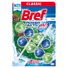 Bref Power Aktiv Pine Solid Toilet Block 2 x 50g