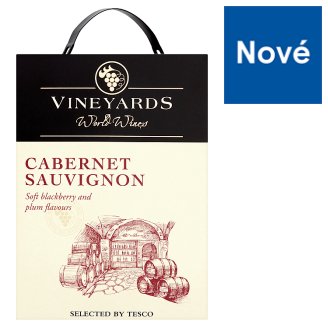 Vineyards World Wines Cabernet Sauvignon víno červené suché 3l