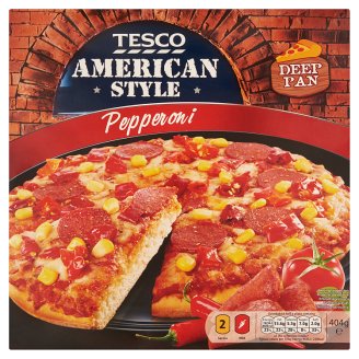 Tesco American Style Pepperoni 404g