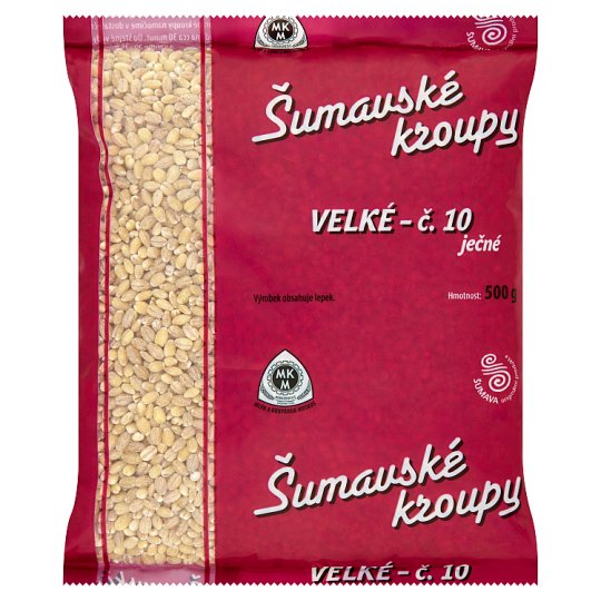 Mlýn a Krupárna Mrskoš Šumavské Large Hail Barley no. 10 500g