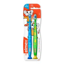 elmex® Kids zubní kartáček pro děti ve věku 3-6 let 2ks