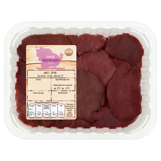 Tesco Čerstvé Krůtí Droby Krůtí játra