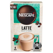 NESCAFÉ CLASSIC Latté instantní káva, 8 sáčků x 15g (120g)