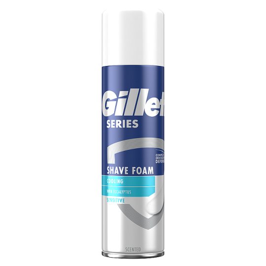 Gillette Series Sensitive Cool Pěna Na Holení Pro Muže 250Ml