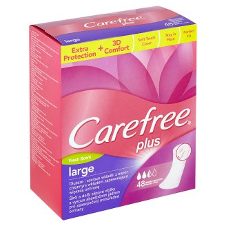 Carefree Plus Large slipové vložky se svěží vůní 48 ks
