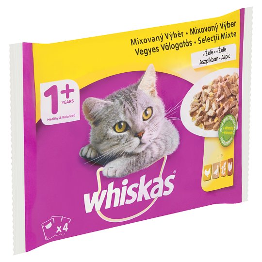 Whiskas Mixed Selection in Jelly 4 x 100g