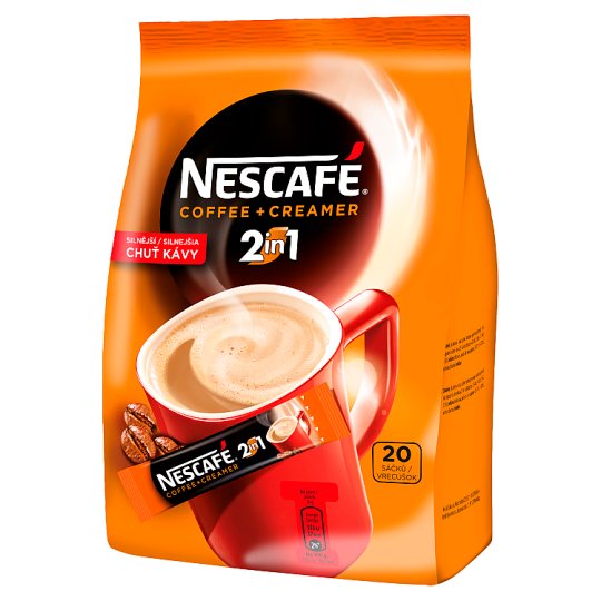 NESCAFÉ 2in1, instantní káva, 20 sáčků x 8g (160g)