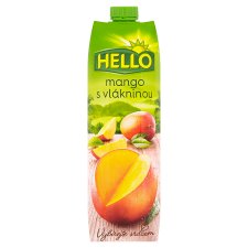 Hello Mango s vlákninou 1l
