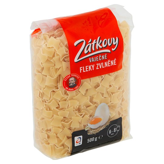Zátkovy Vaječné Fleky zvlněné 500g