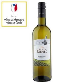 Chateau Bzenec Chardonnay jakostní víno odrůdové suché bílé 0,75l