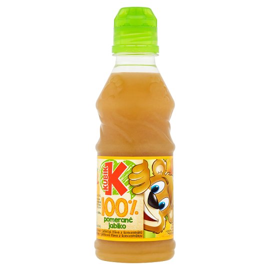 Kubík 100% pomeranč jablko 300ml