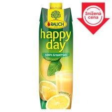 Rauch Happy Day 100% grapefruitová šťáva 1l