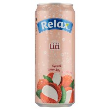 Relax Sycená limonáda příchuť liči 330ml